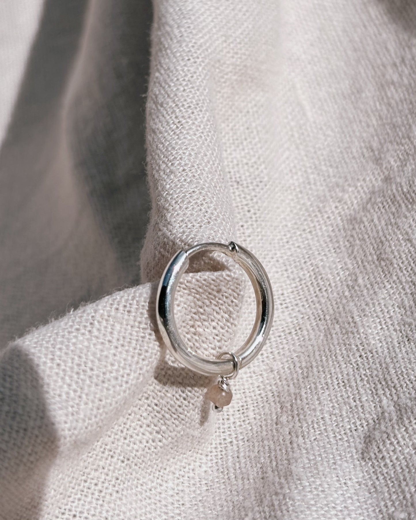 RINA (mit oder ohne Anhänger) 12mm Ohrring | Earring Silver