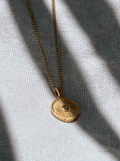 ADITA Zircon Halskette | Necklace Gold