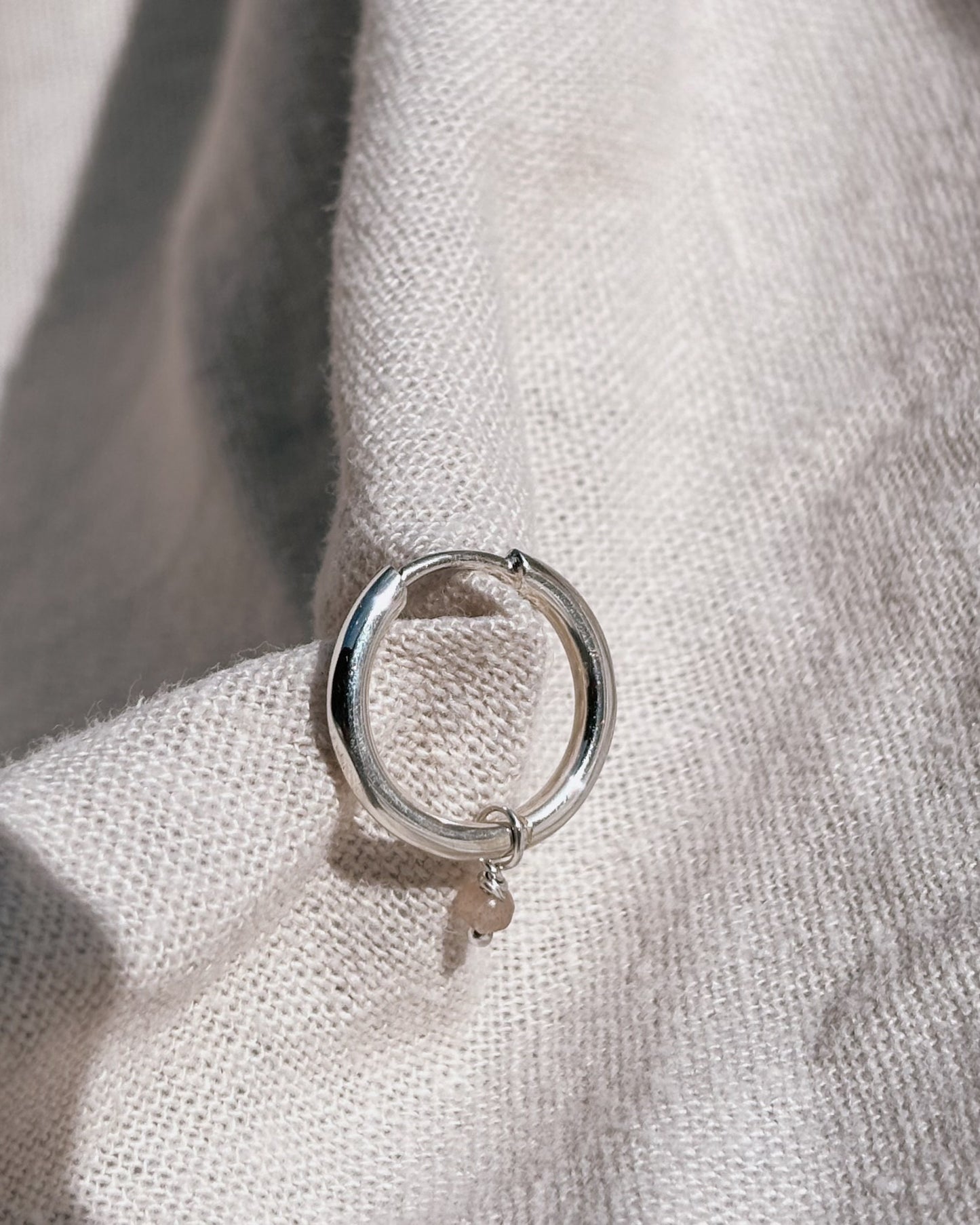 RINA (mit oder ohne Anhänger) 12mm Ohrring | Earring Silver