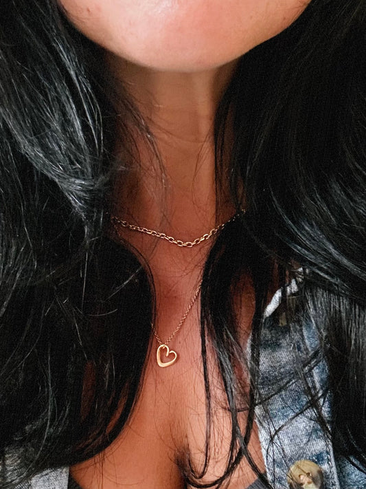 WIANA HEART Halskette | Necklace Gold