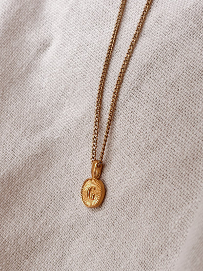 BUCHSTABEN Halskette | LETTER Necklace Gold