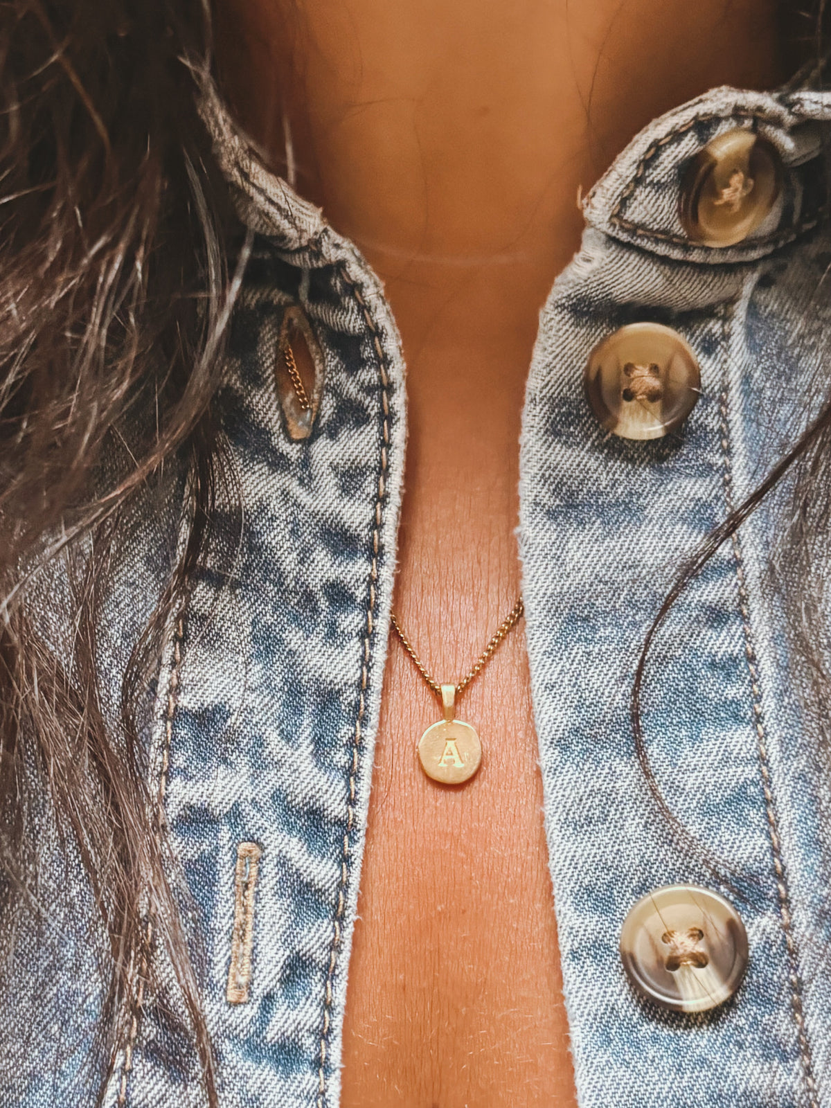BUCHSTABEN Halskette | LETTER Necklace Gold