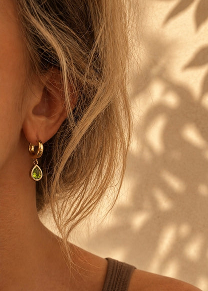 TALIA EARRING RING Peridot Ohrring | Earring Gold
