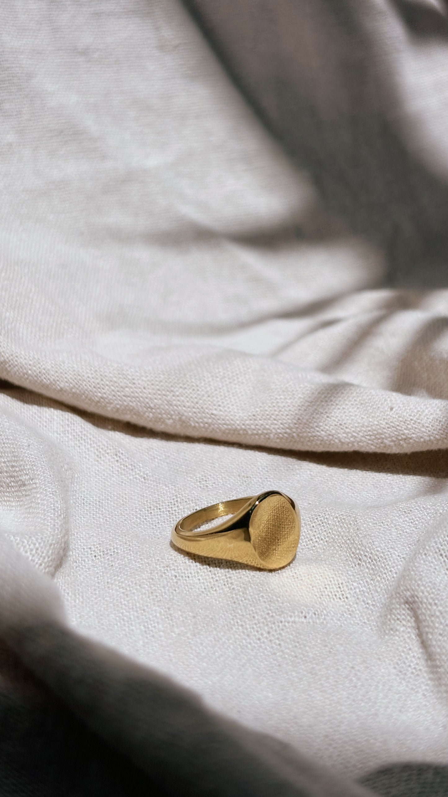 Persönliche Gravur | Engraving Ring Gold Oval