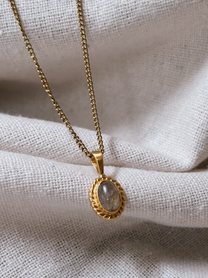 MILYA Labradorit Halskette | Necklace Gold