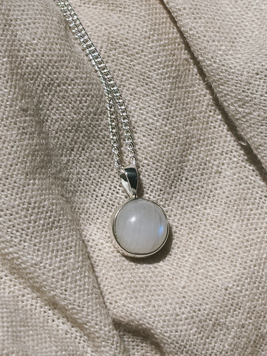 HANA MONDSTEIN small Halskette | Necklace Silver