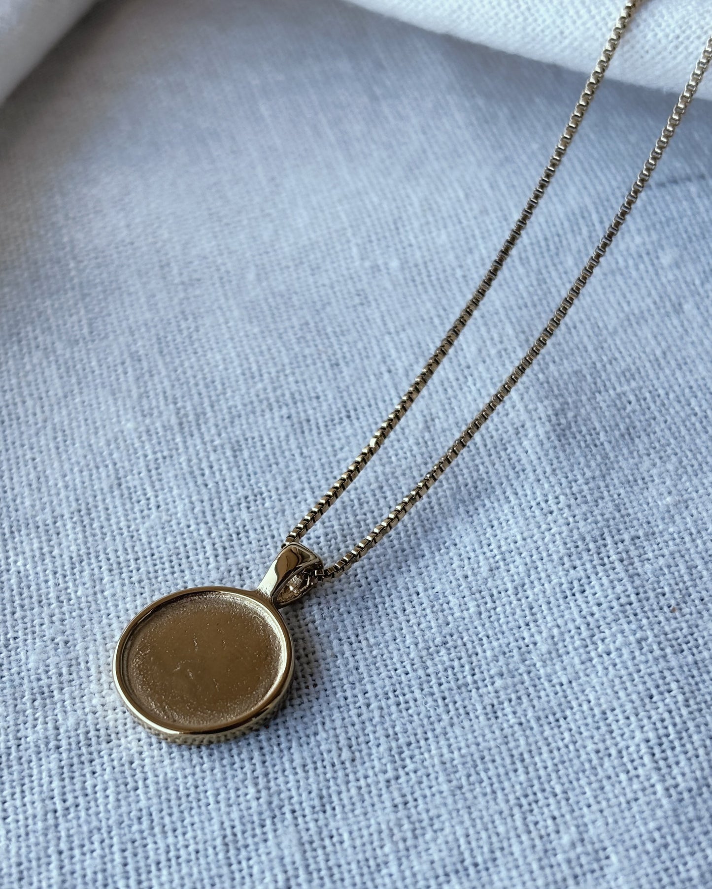 Persönliche Gravur | Engraving Kette Gold (Kette & Anhänger)