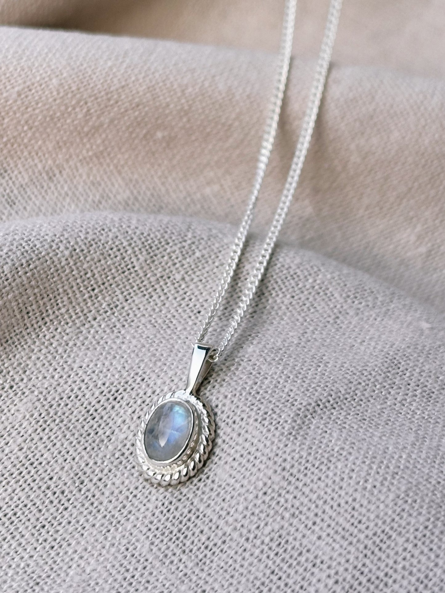 MILYA Labradorit Halskette | Necklace Silver