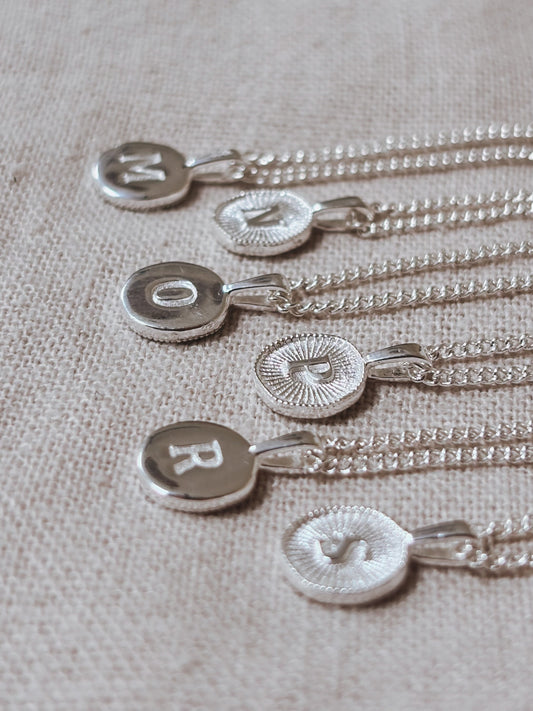 BUCHSTABEN Halskette | LETTER Necklace Silber
