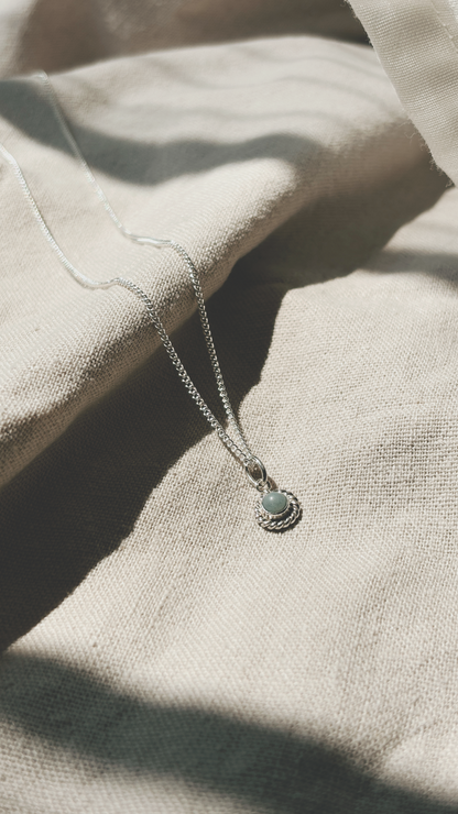 CINTA AMAZONIT Halskette | Necklace Silver