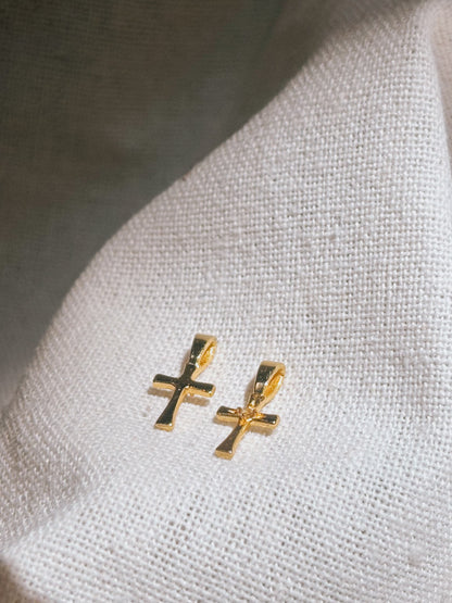 KREUZ Zircon Halskette | Necklace Gold