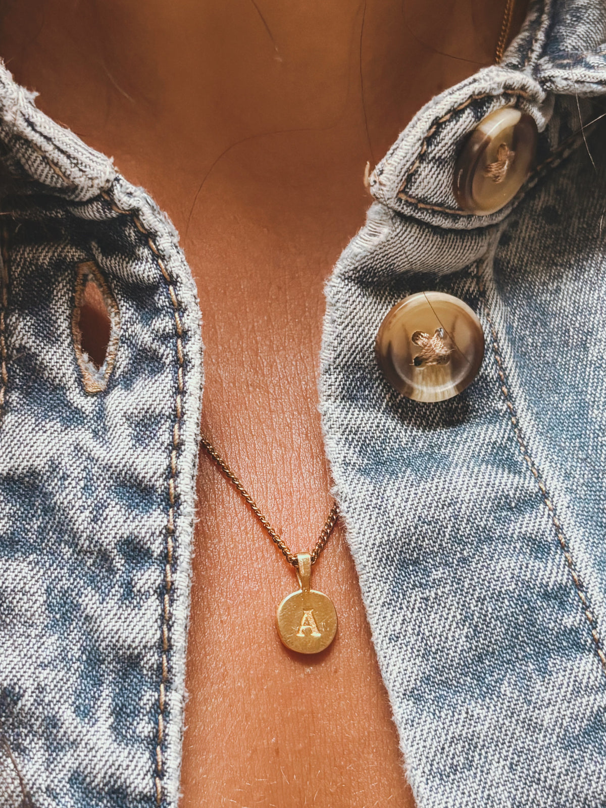 BUCHSTABEN Halskette | LETTER Necklace Gold