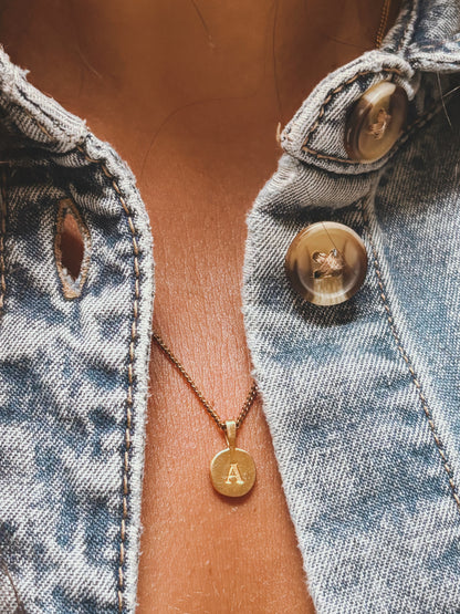 BUCHSTABEN Halskette | LETTER Necklace Gold
