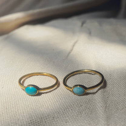 GILI TURQUOISE Ring Gold