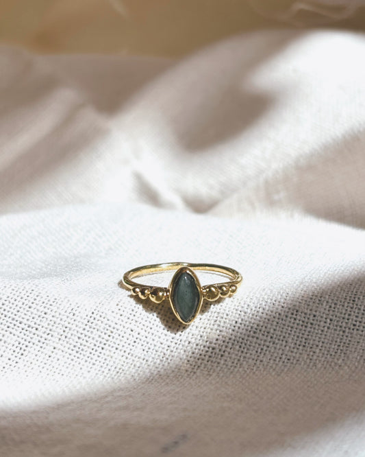 ORA Labradorit Ring Gold