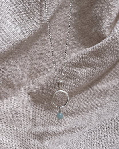 LESTARI Amazonit Halskette | Necklace Silver