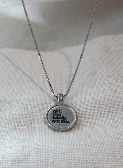 Persönliche Gravur | Engraving Kette Silber (Kette & Anhänger)