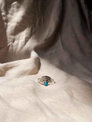 CLEO Turquoise Ring Silver