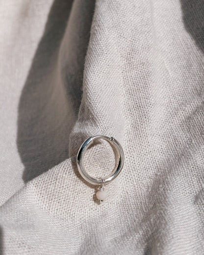 RINA (mit oder ohne Anhänger) 12mm Ohrring | Earring Silver