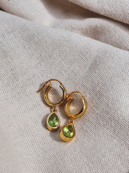 TALIA EARRING RING Peridot Ohrring | Earring Gold