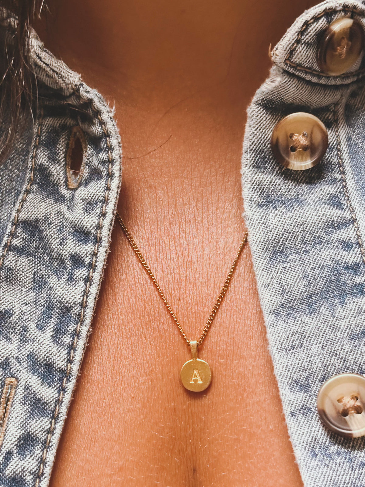 BUCHSTABEN Halskette | LETTER Necklace Gold