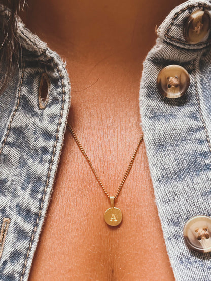 BUCHSTABEN Halskette | LETTER Necklace Gold