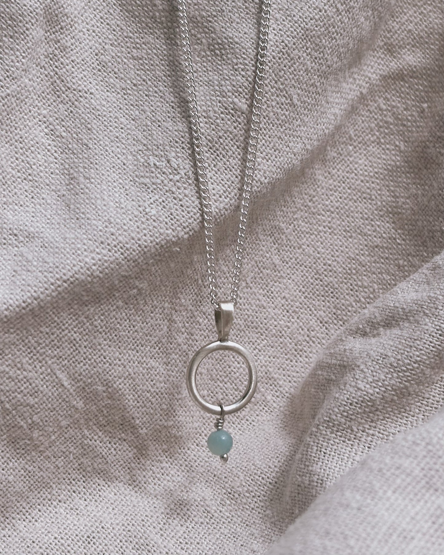 LESTARI Amazonit Halskette | Necklace Silver