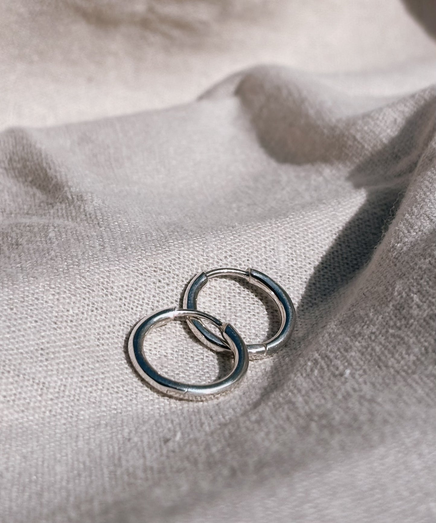 RINA (mit oder ohne Anhänger) 12mm Ohrring | Earring Silver