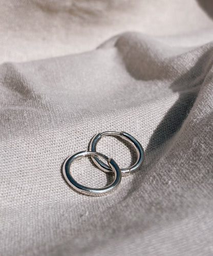 RINA (mit oder ohne Anhänger) 12mm Ohrring | Earring Silver