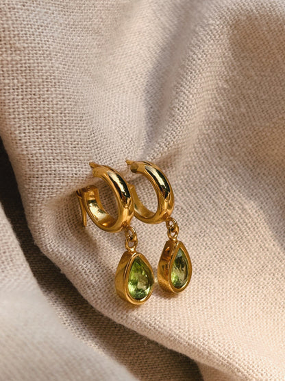 TALIA EARRING RING Peridot Ohrring | Earring Gold