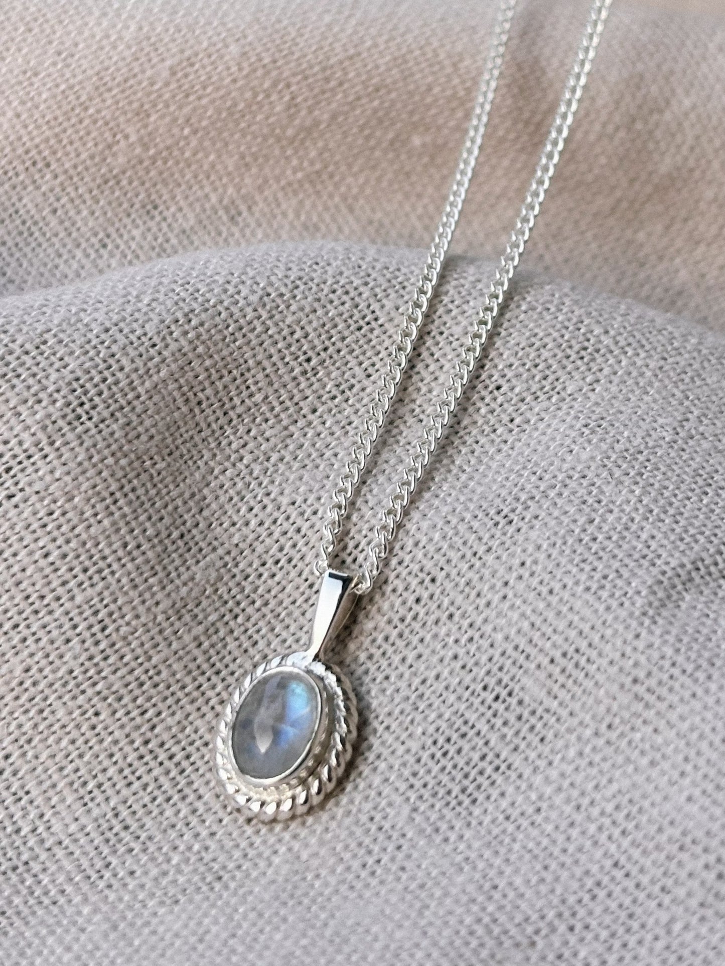 MILYA Labradorit Halskette | Necklace Silver