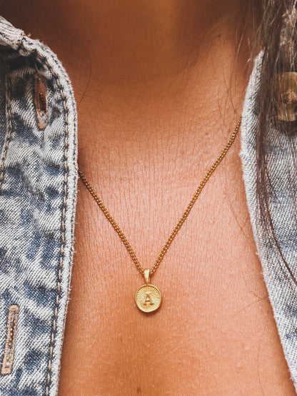 BUCHSTABEN Halskette | LETTER Necklace Gold