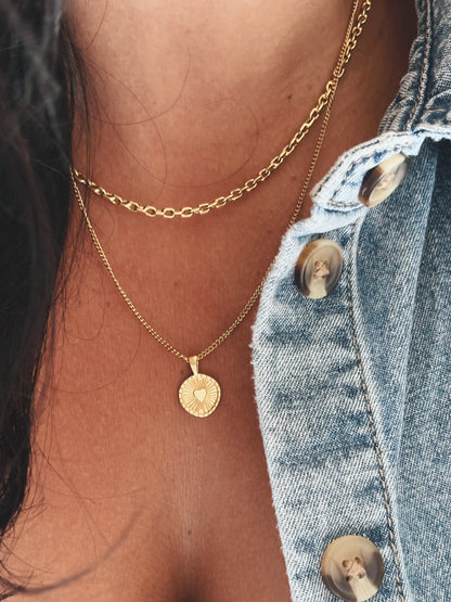 TARI HEART LOVE. Halskette | Necklace Gold