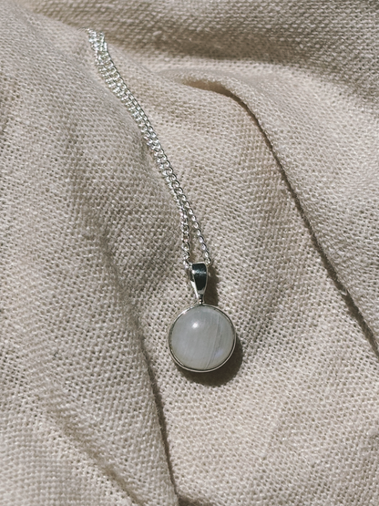 HANA MONDSTEIN small Halskette | Necklace Silver