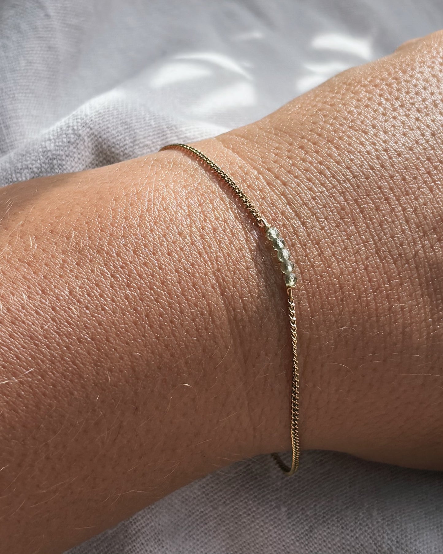 NALILET Peridot Armschmuck | Bracelet Gold