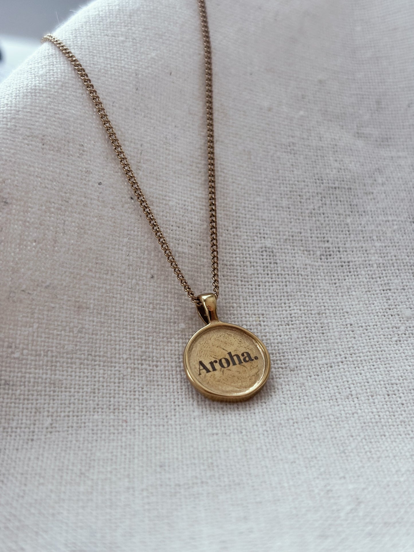 Persönliche Gravur | Engraving Kette Gold (Kette & Anhänger)