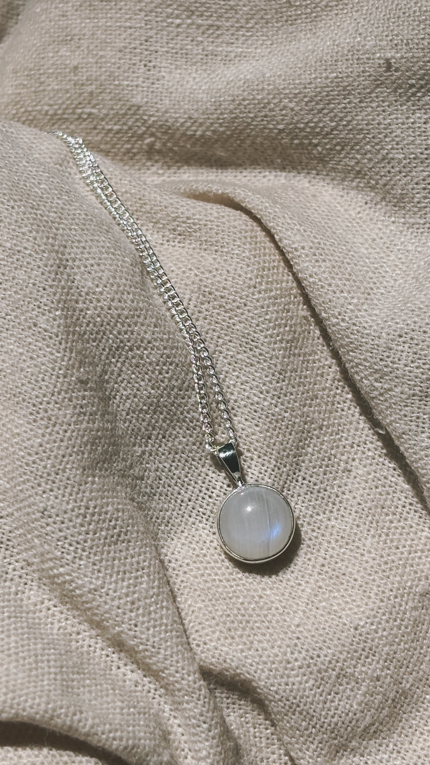 HANA MONDSTEIN small Halskette | Necklace Silver