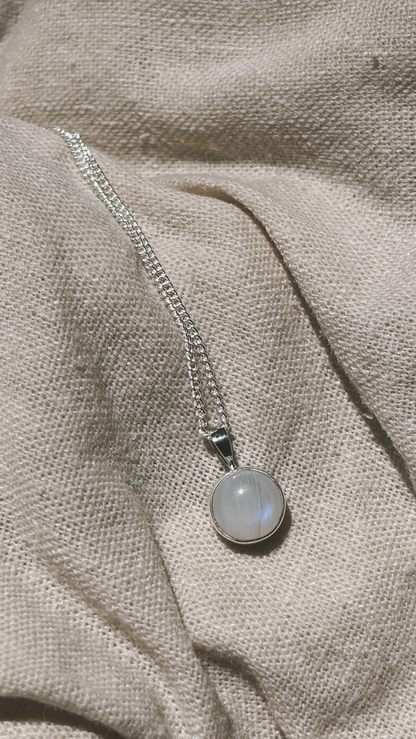 HANA MONDSTEIN small Halskette | Necklace Silver