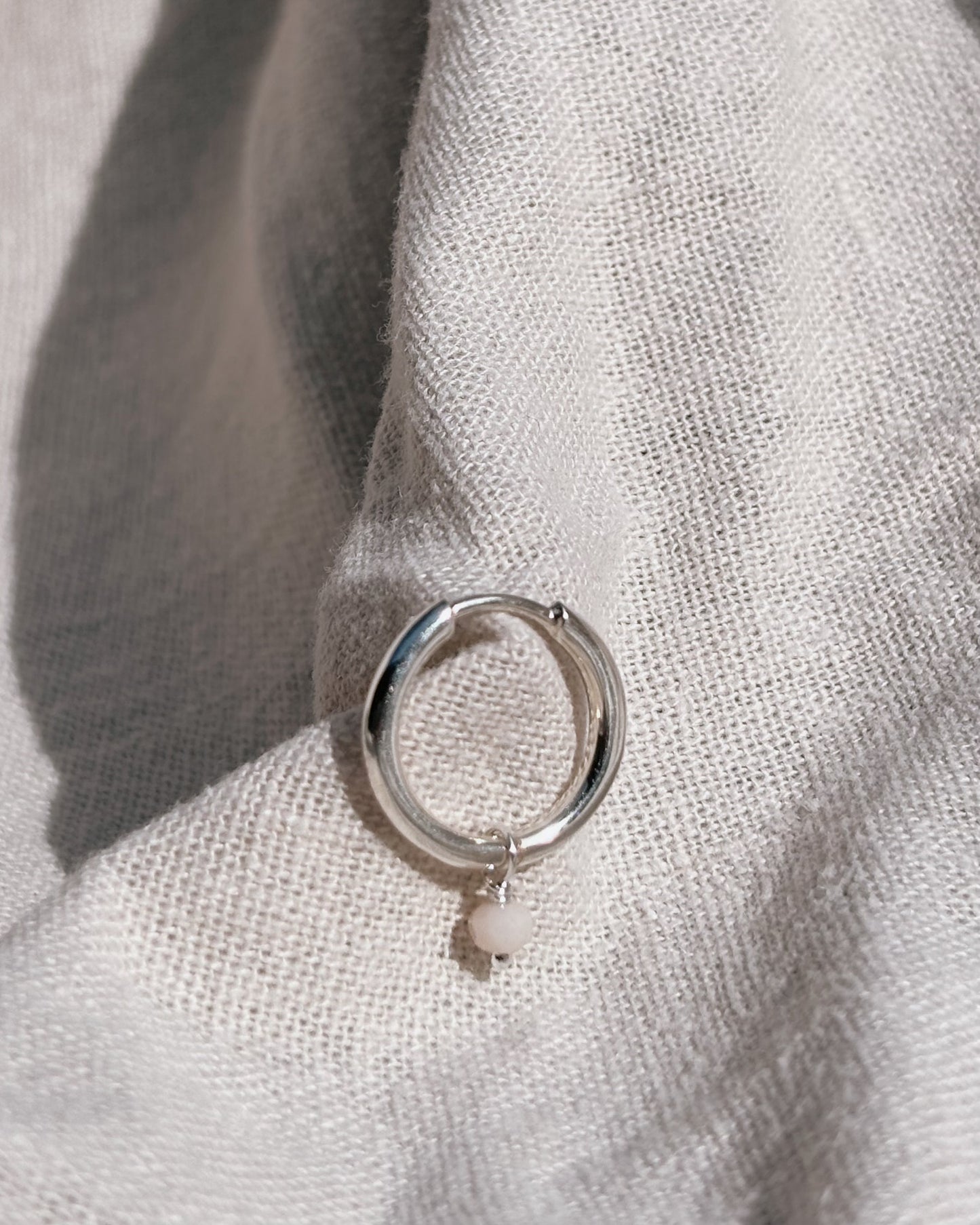 RINA (mit oder ohne Anhänger) 12mm Ohrring | Earring Silver