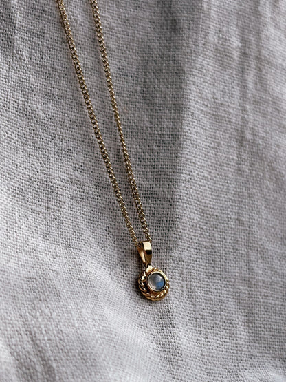 CINTA Mondstein Halskette | Necklace Gold