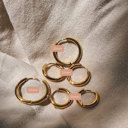 RINA Ohrring 21mm | Earring Gold