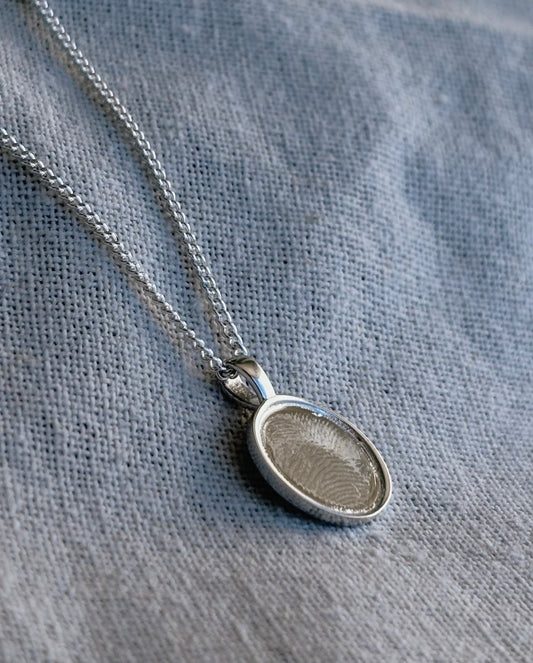 Persönliche Gravur | Engraving Kette Silber (Kette & Anhänger)