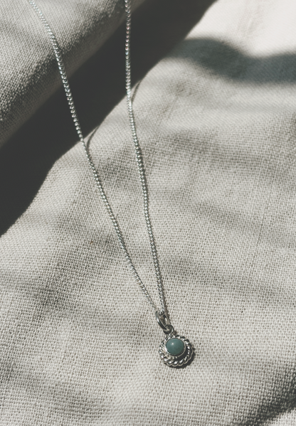 CINTA AMAZONIT Halskette | Necklace Silver