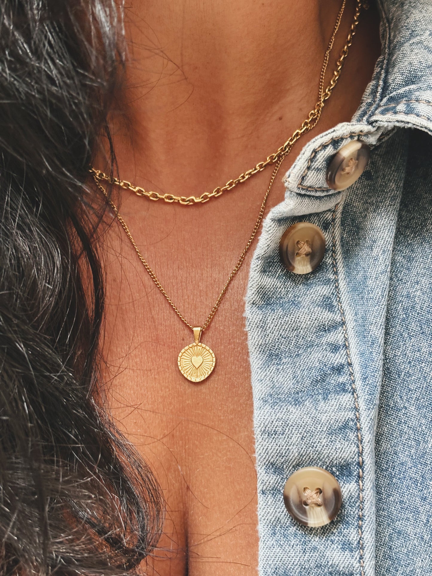 TARI HEART LOVE. Halskette | Necklace Gold