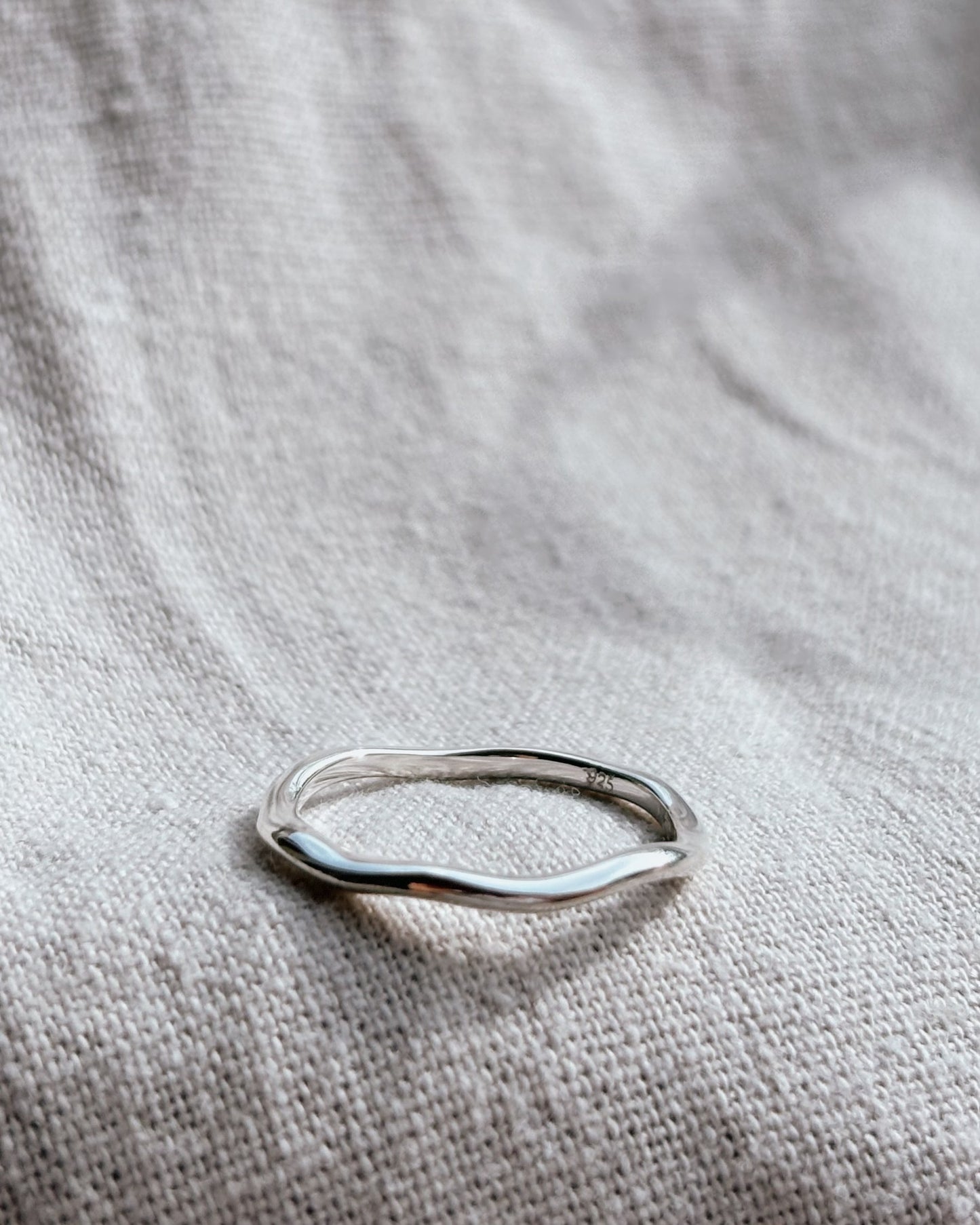 BENITA (Wave) Ring Silver dünn | thin