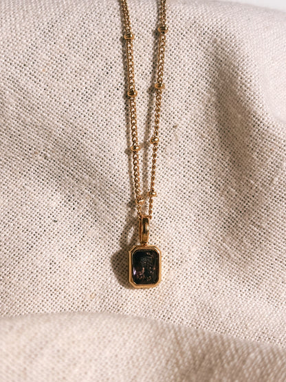 MOA Amethyst Halskette | Necklace Gold