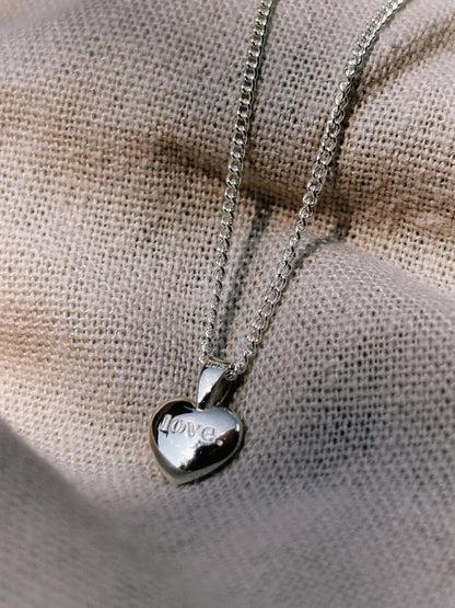 LOVE HEART Halskette | Necklace Silver