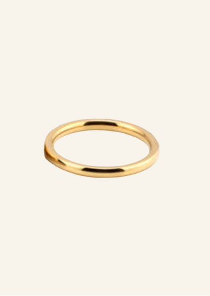 AYU 2mm Ring Gold