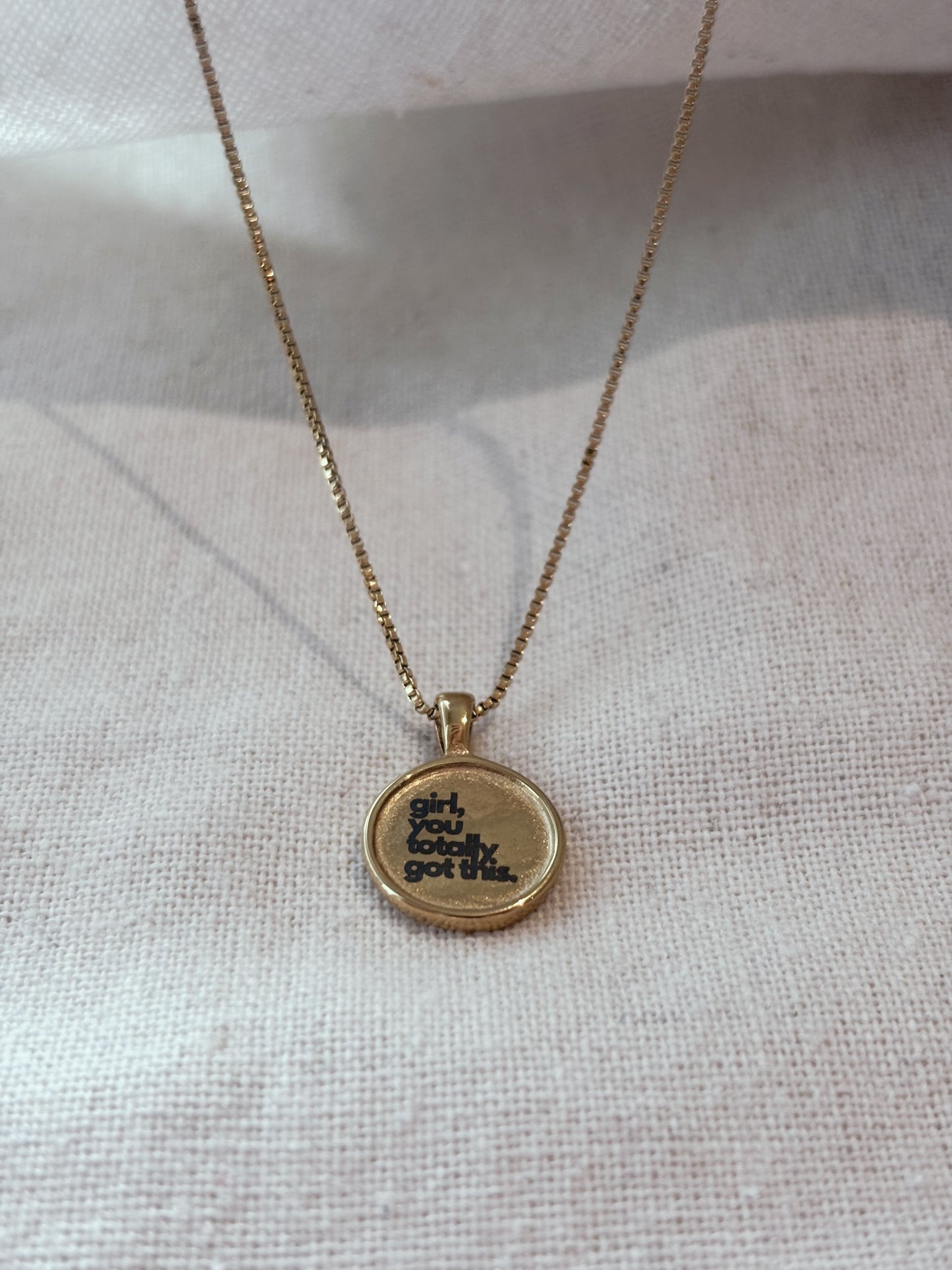 Persönliche Gravur | Engraving Kette Gold (Kette & Anhänger)