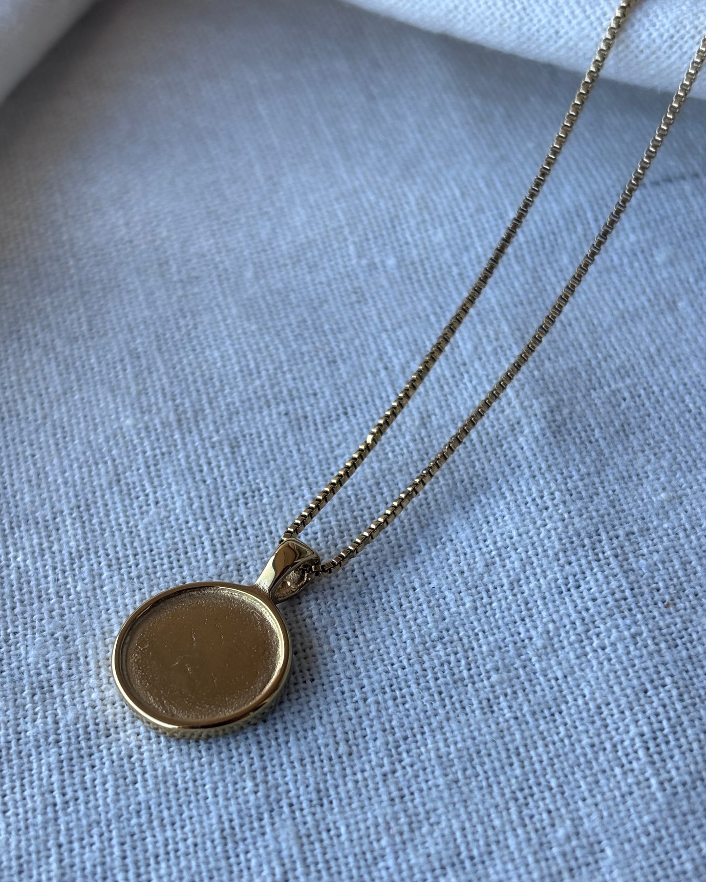 Persönliche Gravur | Engraving Kette Gold (Kette & Anhänger)